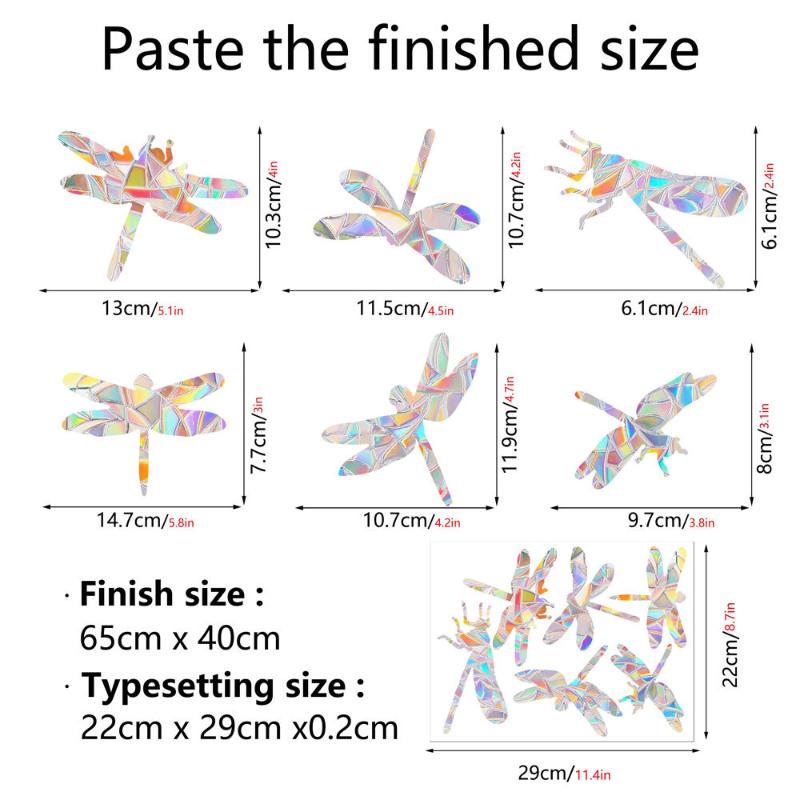 Rainbow Maker Sun Catcher Wall Stickers Cat Bird Star Mushroom Moon Sun Diy Window Glass Electrostatic Prisms Sticker