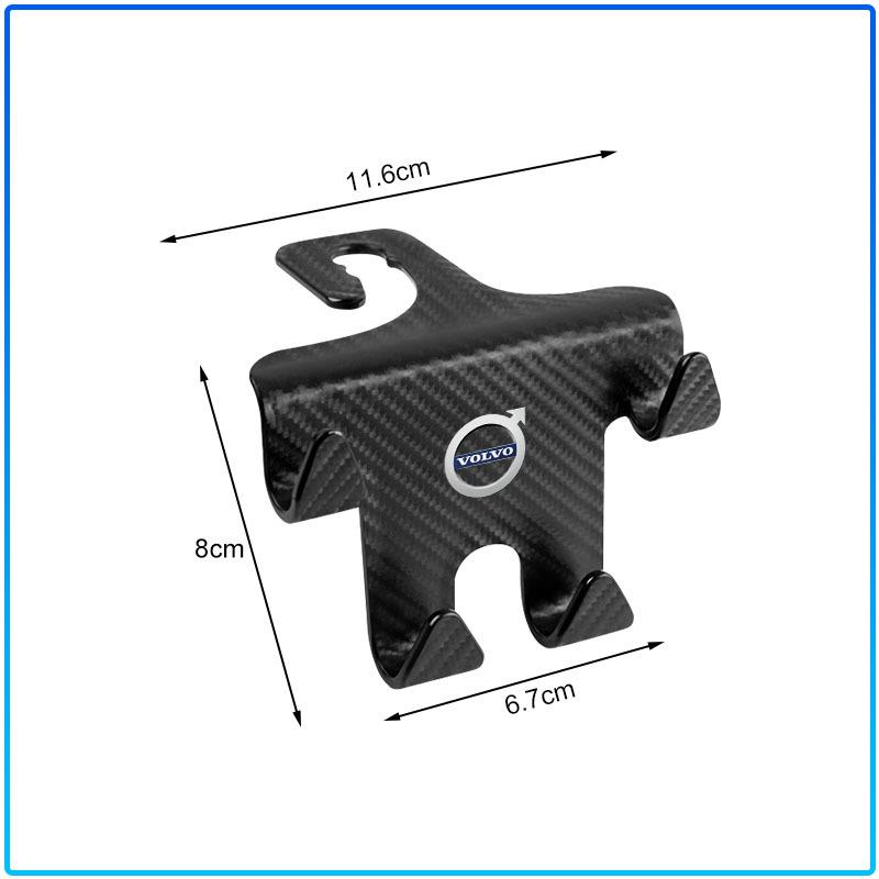Multi-Purpose Car Seat Headrest Hook Mobile Phone Holder Caps For Volvo XC60 XC90 S60 S80 S40 V40 V60 V70 V50 XC70