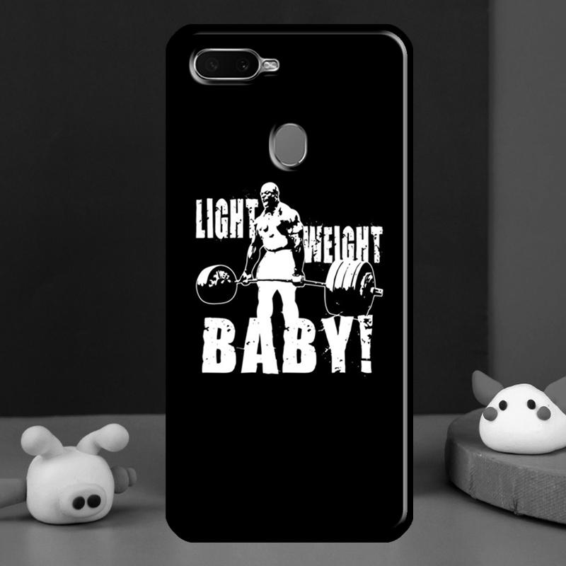 Bodybuilding Gym Fitness Case For Oppo A98 A78 A58 A15 A16 A17 A5 A9 A91 A52 A72 A76 A96 A74 A94 A54 S A57 A77 Cover