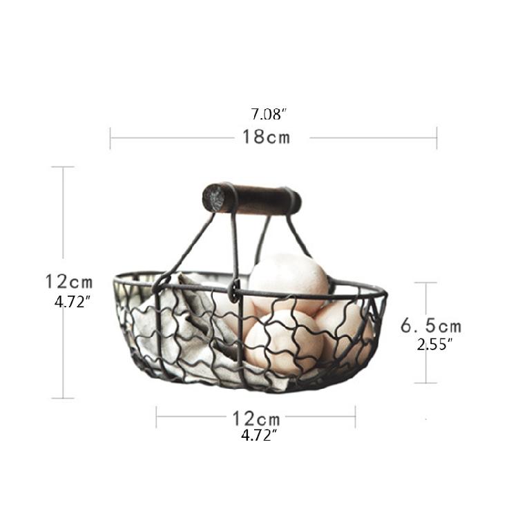Countertop Storage Bin Kitchen Organizer Pantry Basket for Snack Fruit