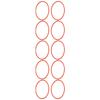 10Pcs Rubber Sealing Ring Circular Accurate Durable HeatResistant Smooth Neat Valve Plate Sealing