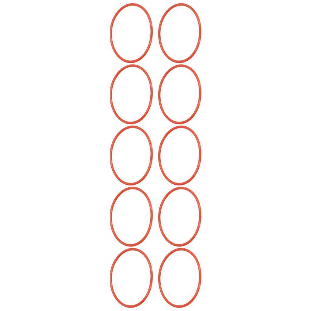 10Pcs Rubber Sealing Ring Circular Accurate Durable HeatResistant Smooth Neat Valve Plate Sealing