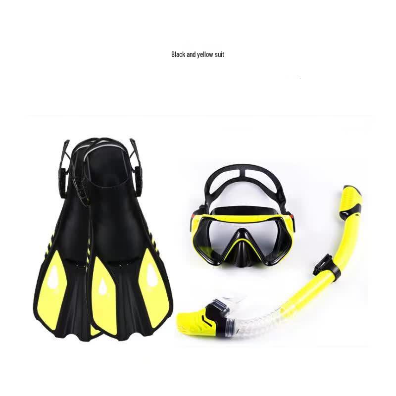 OLOEY Large Frame Diving Mask & Snorkel Set