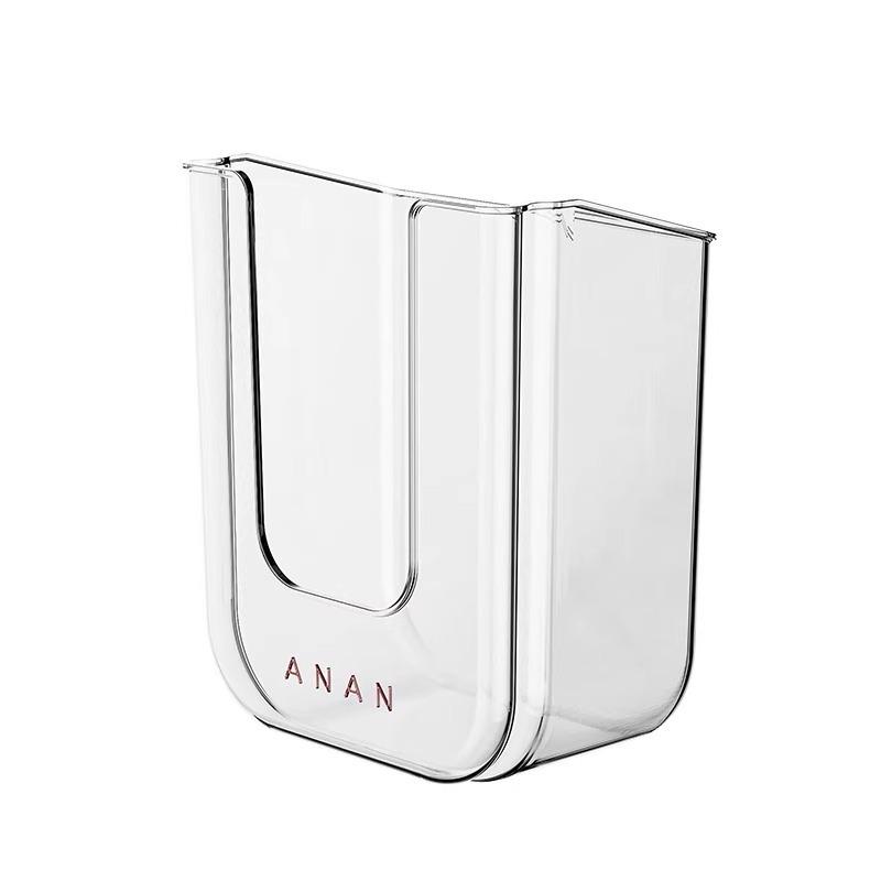 Punch-Free Wall-Mounted Tissue and Storage Box - Light Luxury for Bathroom