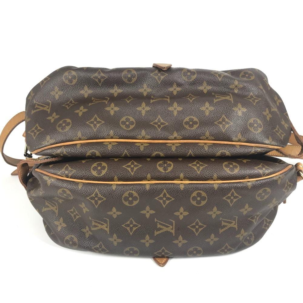 Louis Vuitton M40662 Monogramm SaumurGM Crossbody Klapp-Umhängetasche