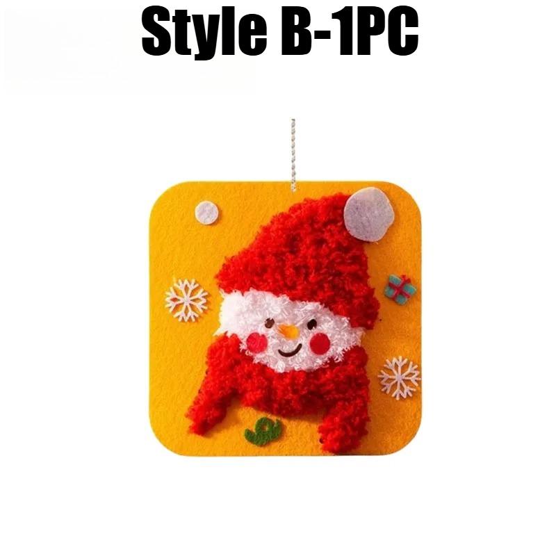 Static Cling Christmas Window Decals White Snowman Tree Design for Glass Door Holiday Home Office Decoration