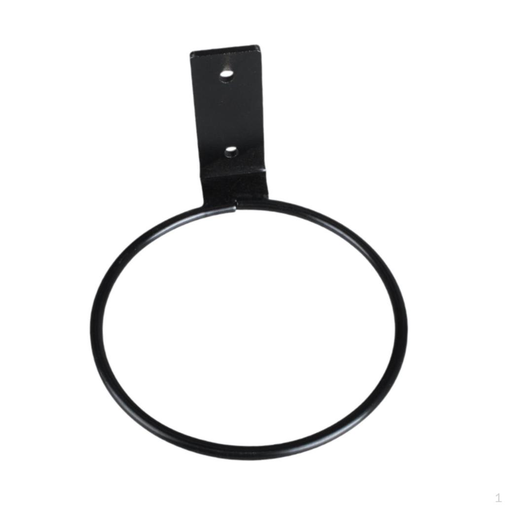 Suport Inel Ghiveci de Flori Cârlig Suport Balustradă Coș Plantator Agățătoare Montare pe Perete pentru Curte Interior Exterior