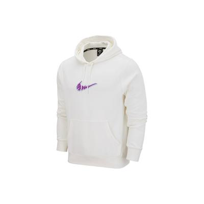 Nike SB Fleece Hoody Megztinis su gobtuvu Ilgomis rankovėmis Džemperis Vyriški Viršutiniai drabužiai Baltas DM6479-133