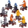 New MOC LOTR Soldier Dwarf Army Figures Armor Guard Warrior Medieval Knights Building Blocks Bricks Toys Gifts