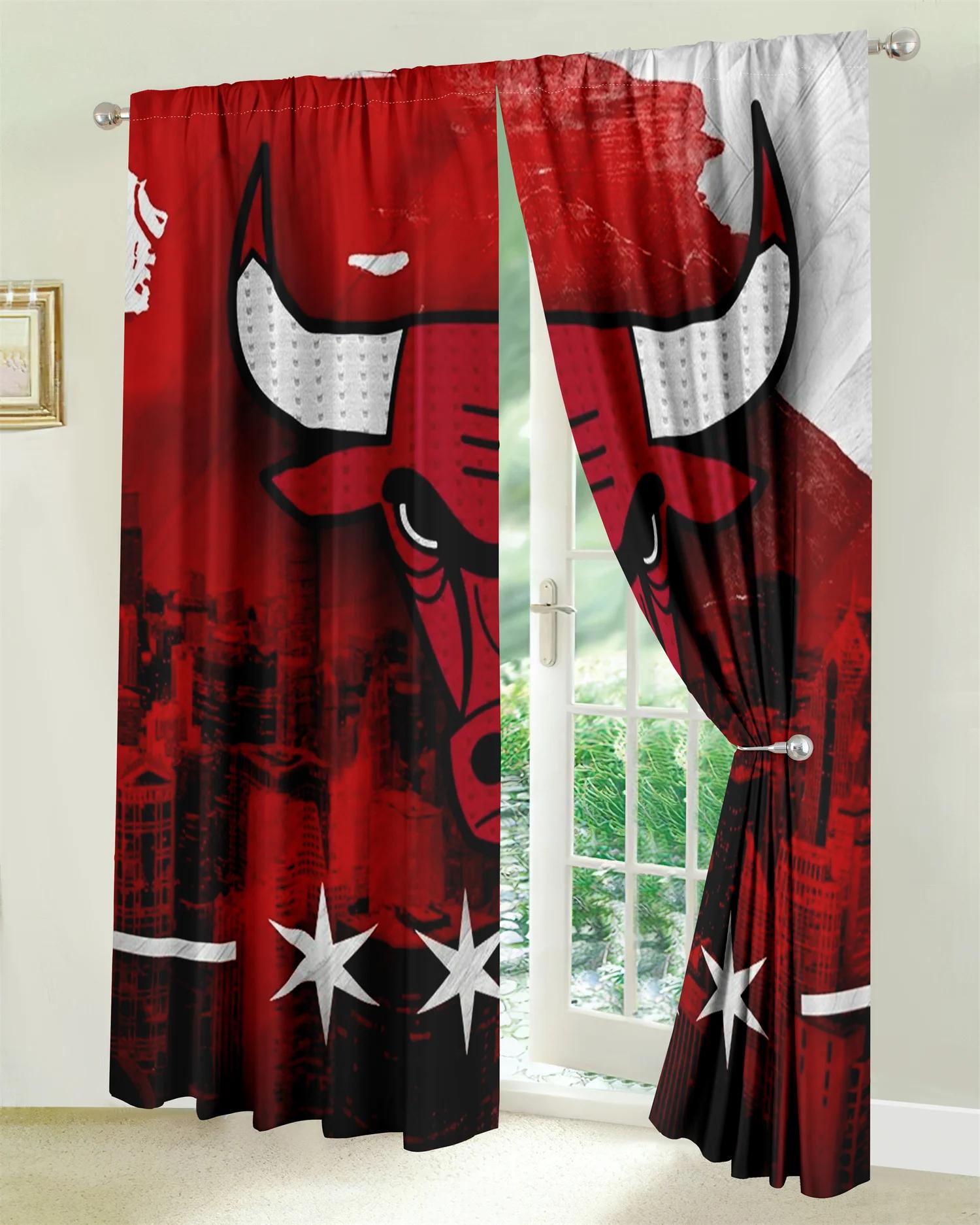 

Basketball Trendy Design Star Logo Fashion Up to date Boy Men Fans Drape Drapes for Living Room Bed Room Kitchen 2 Pieces Decor 100W160H(CM)40x63in&Grommet Top