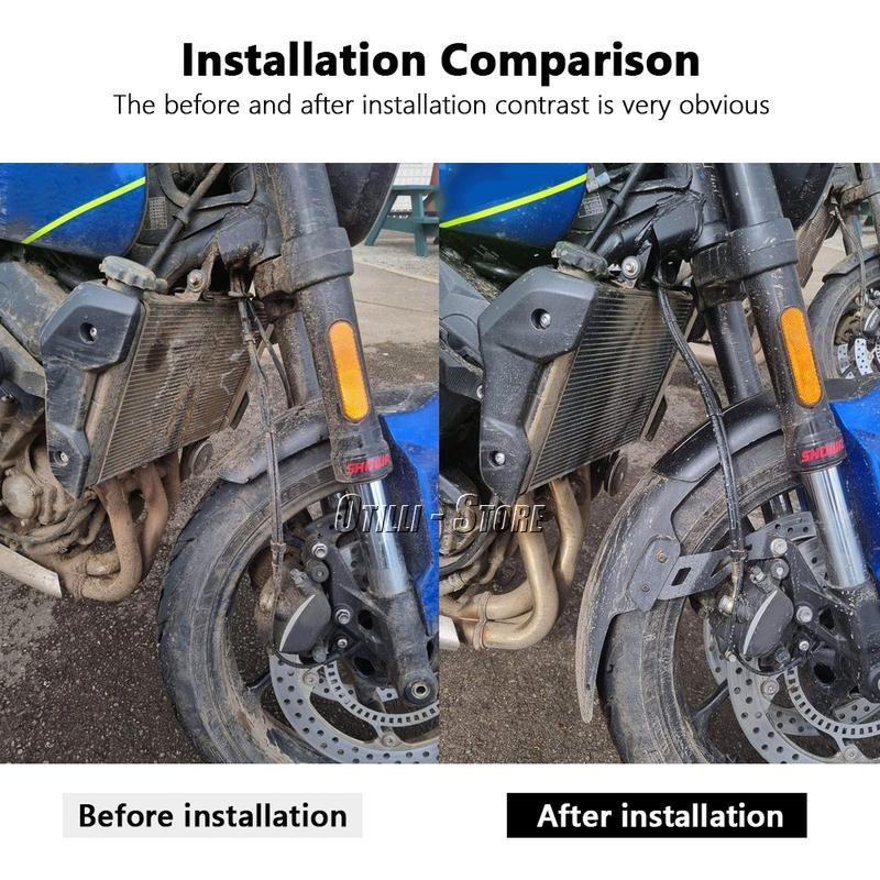 Trident 660 Motorcycle Front Fender Mudguard Extender Extension Black For TRIDENT 660 Trident660 trident660 2021 2022 2023 2024