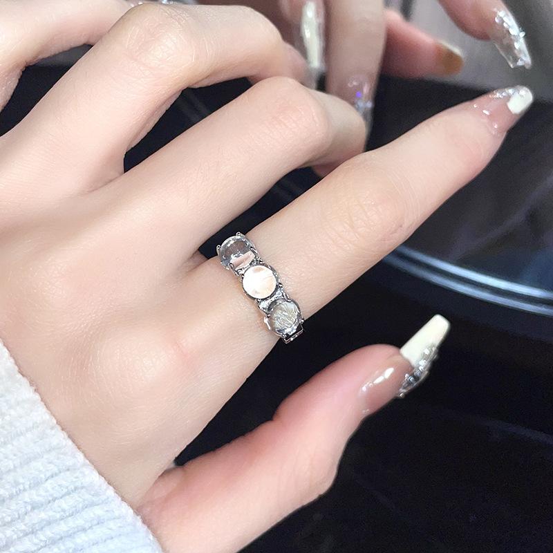 Cold Wind Personalized Ring Design Sense Niche Cold Wind Fashion Ring Opening Adjustable