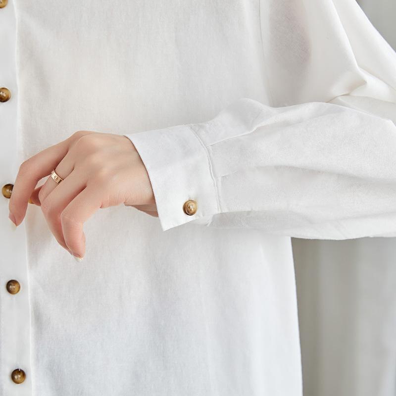 Women's Shirt Design Is Versatile and Spring Outfit New Style Loose Inner Wear and Layered Bottom