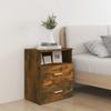 VidaXL Bedside Table Smoked Oak 50x32x60 Cm 815858