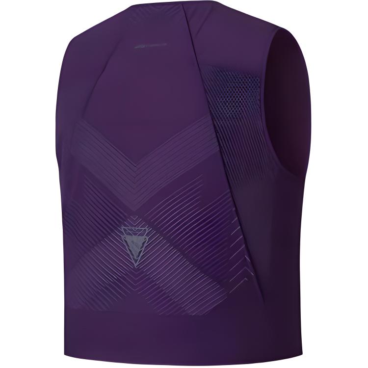 Anta Champion Outdoor Series Solid Color Versatile Simple Comfortable Vest Women vest Purple-Sand 162520617-4