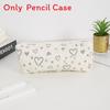 Cute Heartshaped Pencil Case With Large Capacity For Students And Office Use