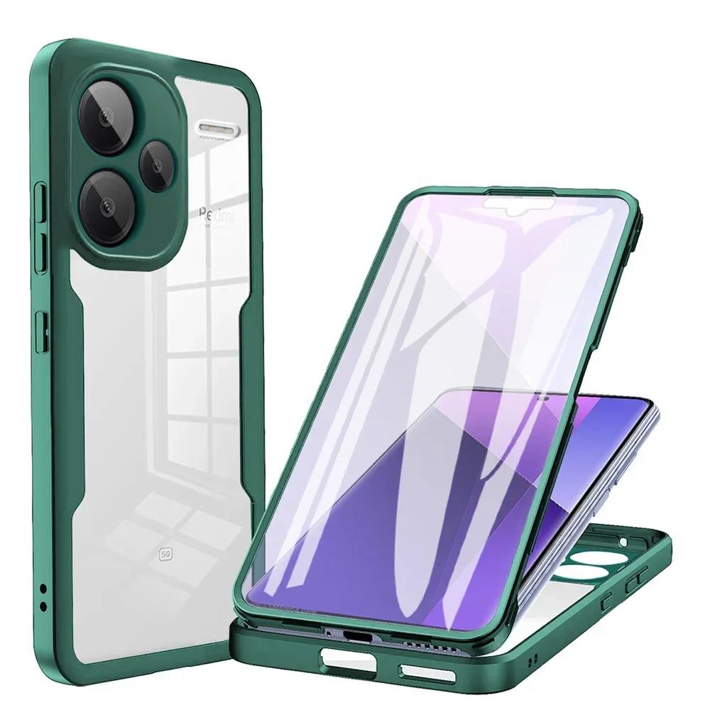 

360° Full Protection Shockproof Phone Cover for Redmi Note 9 9s 10 11S Note 12 13 14 Pro Plus 5G Note 14 Pro 4G Case Redmi Note 14 5G