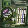 4-Piece Fantasy Forest Mountain Toothbrush Set - Wide Head & Soft Bristles for Gum Protection