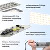 100W 200W 300W 400W 500W Flood Lights Outdoor IP67 Waterproof Stadium Lights for Stadium Football Field Sports Court Warehouse