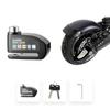 Electric Scooter Motorcycle Alarm Disc Lock Metal Waterproof Anti-theft Brakes Disc Lock Motorcycle Bicycles Scooter Bike Parts