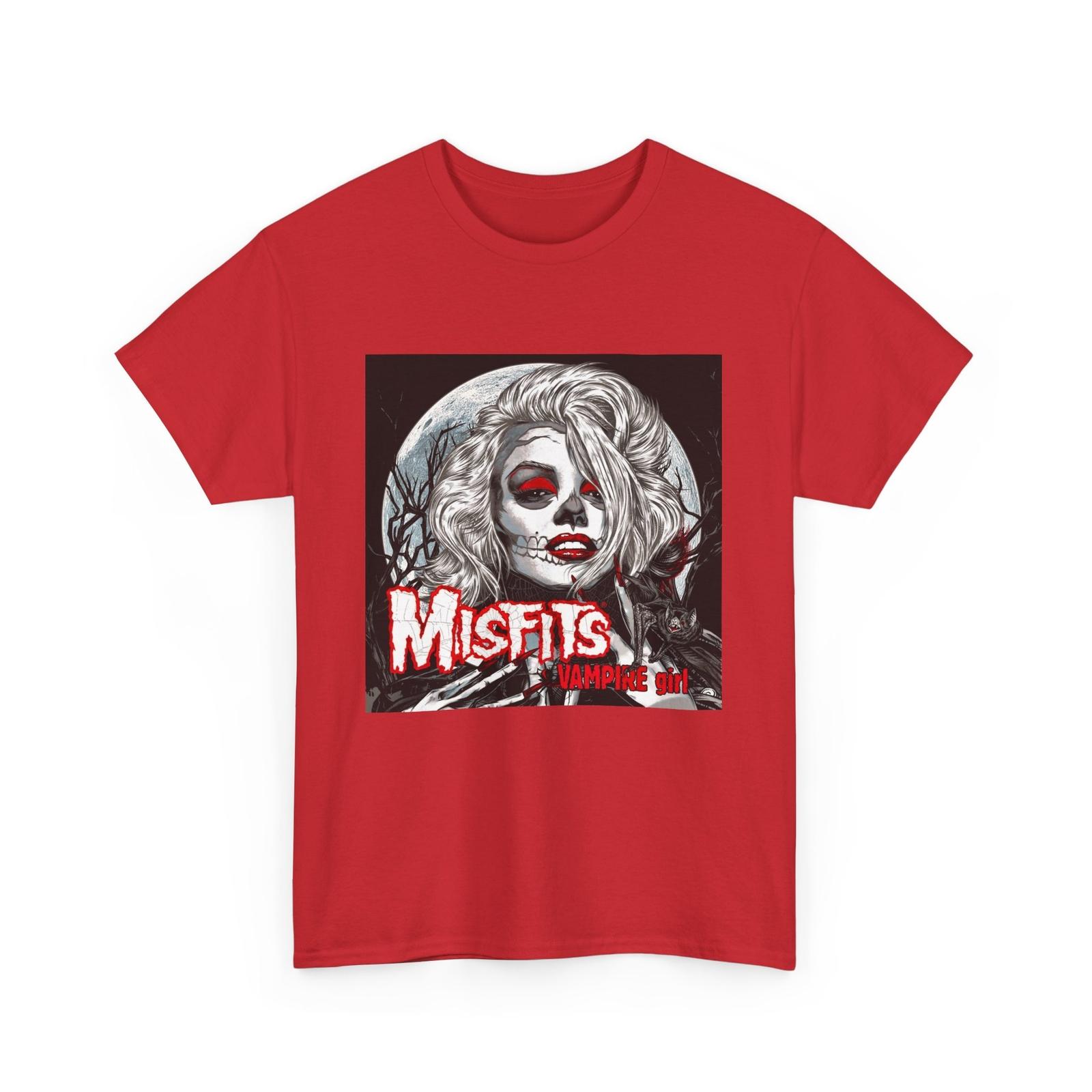 The Misfits T-shirt Punk Rock Band Tee Vampire Girl Album Cover Shirt XXL
