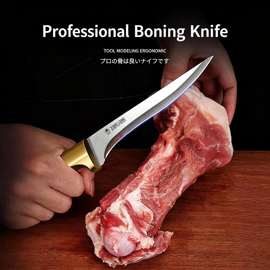 Professional high-hardness cutting knife, kitchen cooking knives, special bone removal knives, kitchen fruit knife, and peeler