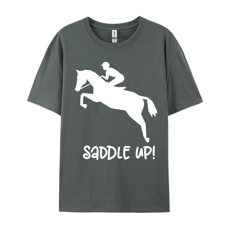 Equestrian Jumping Horse Design Music Education Coffee Music Teacher Plain Combed Cotton Tees Birthday Tee-Shirt Hot Sale