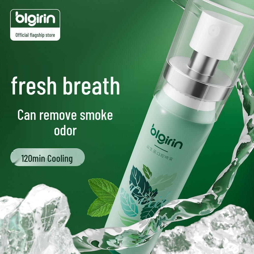 

Bailijuren Probiotic Oral Freshener Spray with White Peach for Breath.