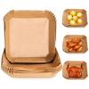 Air Fryer Paper Liners Disposable Oil-Proof Waterproof Baking Paper Round Square And Rectangle Parchment Kitchen Party Supplies