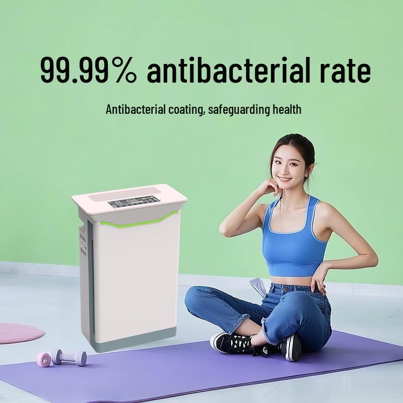 Premium Smart Air Purifier with Formaldehyde Removal, Negative Ion, UVC Sterilization, and Smoke Deodorization