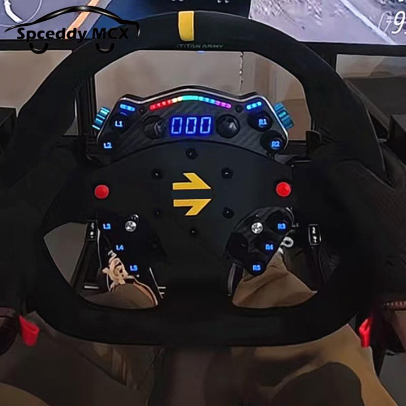 Type D 13inch 325mm Car Gaming Simulation Racing Steering Wheel Suede Leather Universal 6 Bolt 70mm Car Sports Steering Wheel