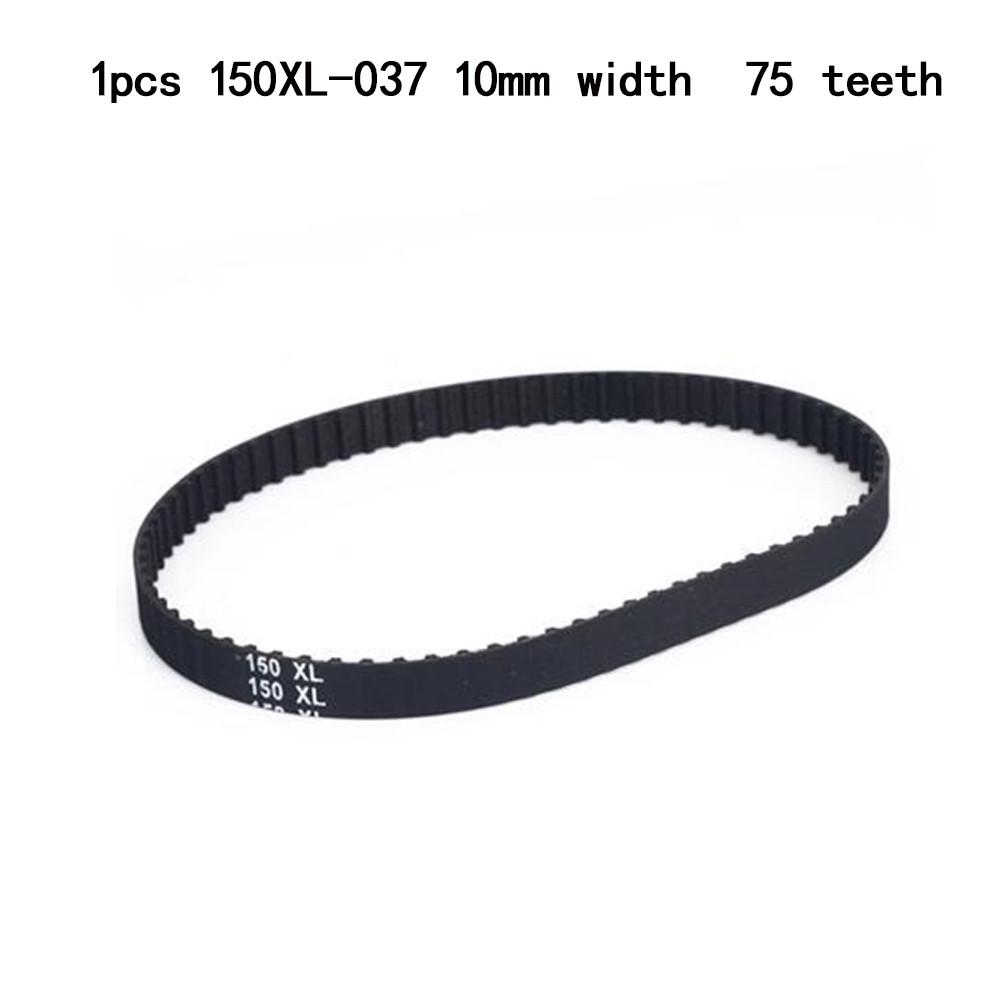 Reliable 150XL037 Timing Belt Black Rubber Gear Drive Belt with 75 Teeth for Anti Aging and Excellent Durability