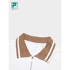Fila Women's Knitted Long-Sleeve Golf Polo Shirt