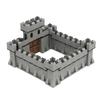 Construction Brick Playthings Boys Architecture Model Scenes City Walls Castles Fortresses Tiny Pieces City Gates Children's Gifts