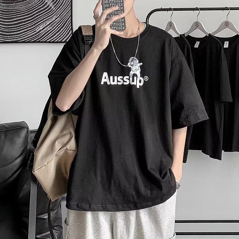 

M-8XL Мужская футболка с коротким рукавом плюс размер Футболка с буквенным графическим принтом Мужская модная футболка в стиле ретро с круглым вырезом Модные футболки в стиле ретро для