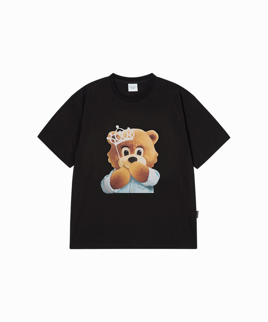 ACME DE LA VIE Ac Bear Baby Face Tiara Short Sleeve T-Shirt