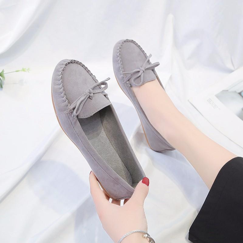 

2025 European new outer wear shallow bow casual shoes 35-43 foreign trade large size women s shoes 35