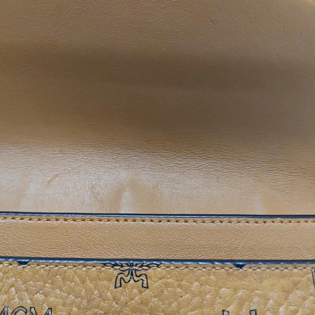[Pre-Owned] Millie Visetos Classic Monogram Print Light Trendy Cool Girl Flap Chain Crossbody Bag Medium - Good #16H174W