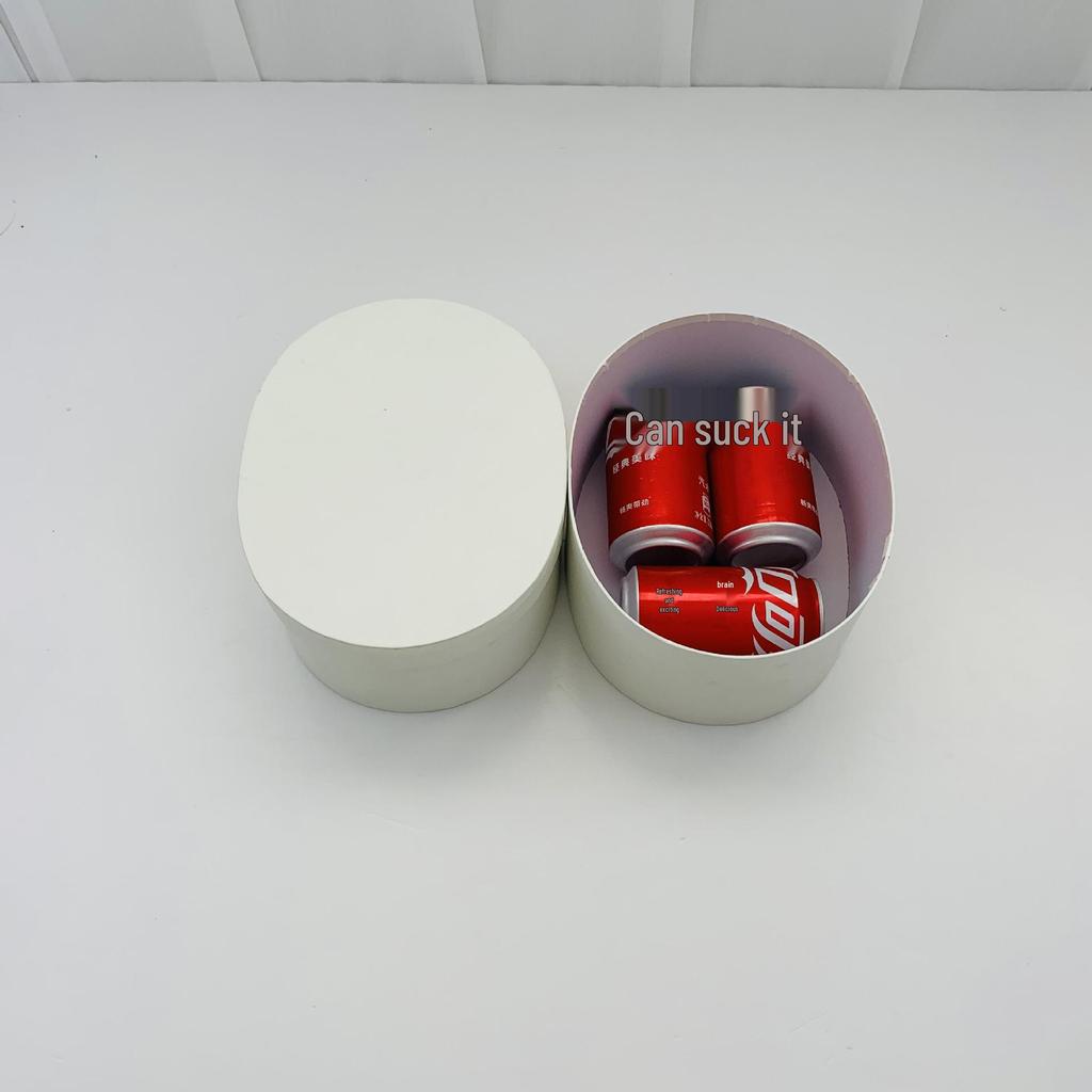 Teacher's Day Kraft Paper Gift Box: Transparent Oval Cookie & Candy Baking Packaging Box