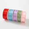 3Mm Thin Ribbon Balloon 1Roll Colorful Rope Ribbon Double-Sided Ribbon Party Card Gift Decoration Diy Packaging Hair Accessories