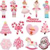 Santa Embroidery Cloth Sticker Bag Dress Up Ballet Girl Patch Sticker Flower Snowflake Embroidery Stamp Ironing