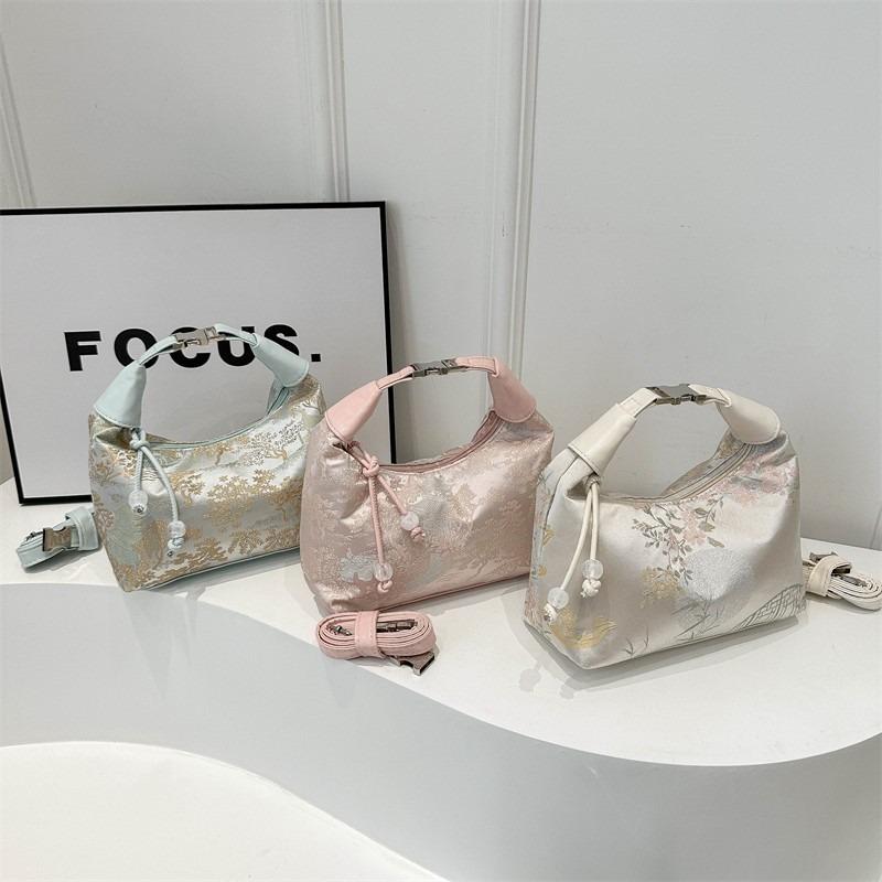 Handbag  New Chinese Crossbody Bag Women's Premium Versatile Women's Handheld Wrist Bag