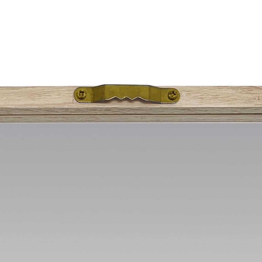 CAN-04 Horizontal Photo Frame, Holds 3 Postcards, Glass Floating Frame, NS Magnet #57923