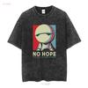 No Hope Marvin Robot T Shirt Mens Sci Fi Funny Geek Space Clothing Vintage Washed Stylish Comfortable Versatile Homme