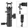 Schwenkbarer Drei-Blitzschuh-Adapter Blitzlichtstativhalterung E-Mount-Halterung