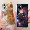For Realme 9i 4G Case RMX3491 Cute Lion Fashion Painted Cover Soft Slim Phone Case For Realme 9i 5G RMX3612 Realme9i Fundas Bags