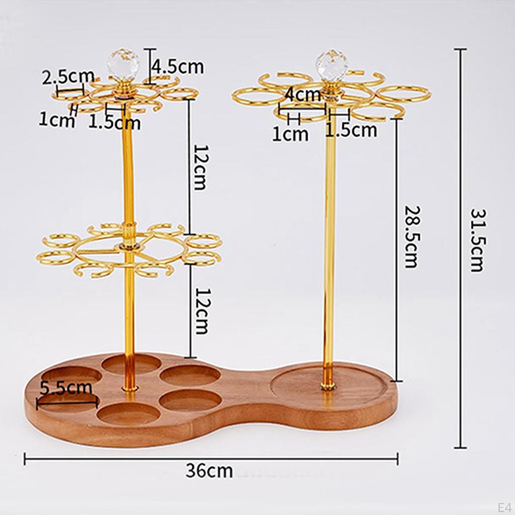 Champagne Flute Glass Holder Stand Table Mount Wine Multipurpose