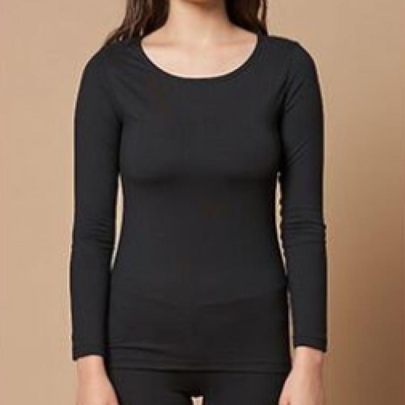 L Affair soLid reLaxwear Top And Bottom Set bLack Lwrfk493 Bk