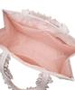 Maison De FLEUR Lace Frill Handle Square Tote Bag, M, Pink, 08000140200