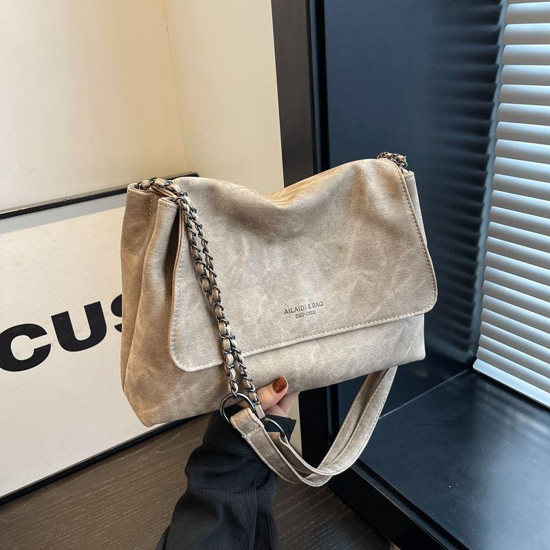 Bags Women's new women's tote bags Retro messenger bags Niche simple large bags Fashion commuter armpit bags